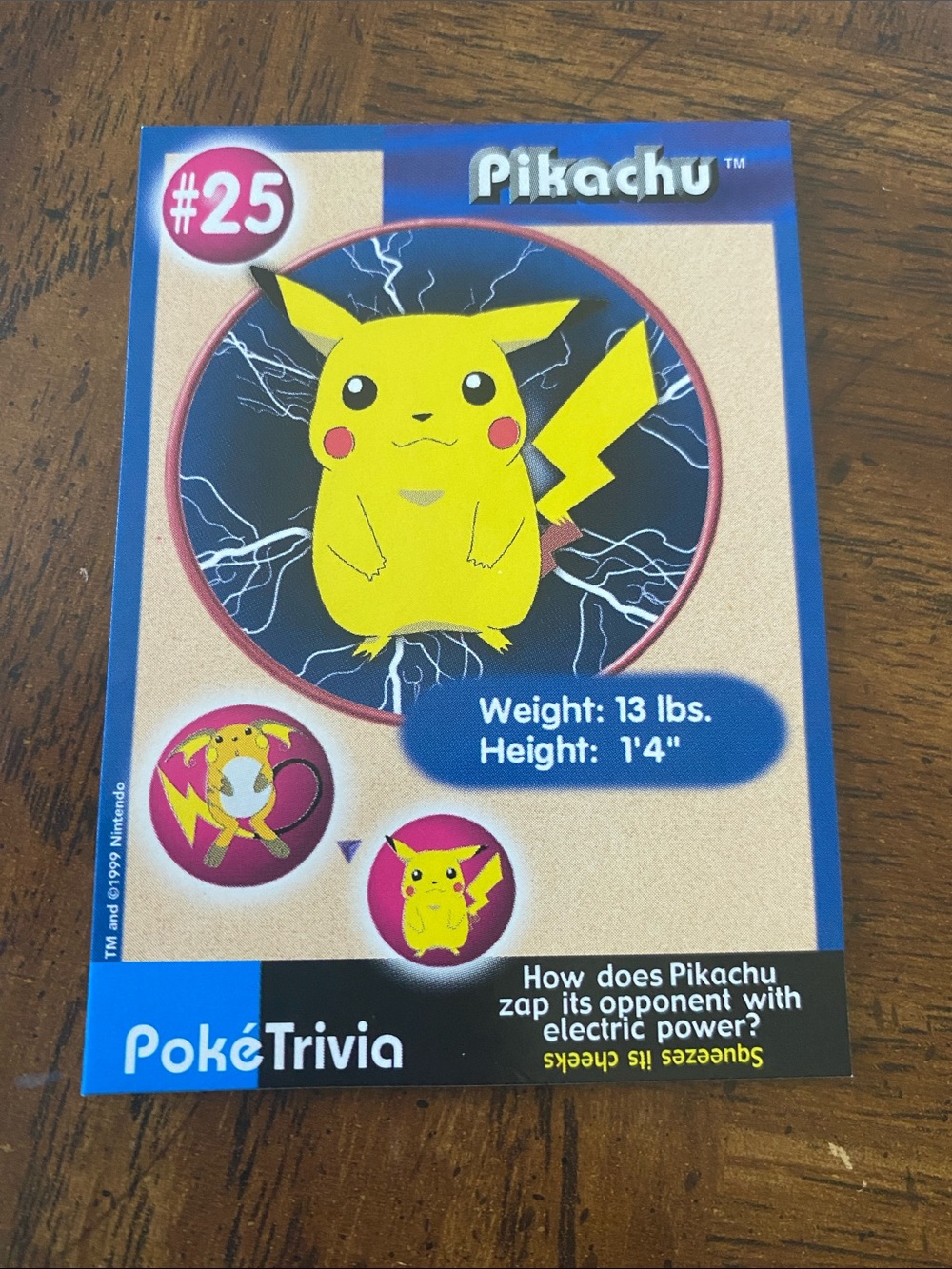Pikachu #25 Pokemon Card - Yellow